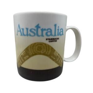 Starbucks Australia Coffee Cup City Mug Global Icon City Collector Series USED